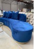 Jaron Four Seater  Curved Sofa